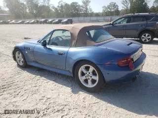 2001 BMW Z3 2.5i with VIN WBACN33401LM00667, listed as a Copart auction lot 75389764 with 0 mi miles and Clean Title. Bid and sale history available at carsss.com. Image 2.