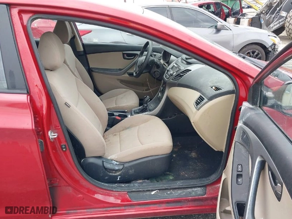 2016 Hyundai Elantra SE with VIN KMHDH4AEXGU650223, listed as a IAAI auction lot 41889561 with 107,533 mi miles. Bid and sale history available at carsss.com. Image 5.
