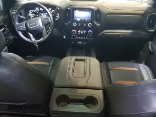2022 GMC Sierra 1500 AT4 with VIN 3GTP9EEL4NG146800, listed as a Copart auction lot 55836695 with 71,766 mi miles and Salvage title. Bid and sale history available at DreamBid. Image 8.