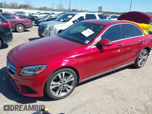 2019 Mercedes-Benz C 300 with VIN 55SWF8DBXKU310078, listed as a IAAI auction lot 41716143 with 55,609 mi miles and . Bid and sale history available at DreamBid. Image 2.