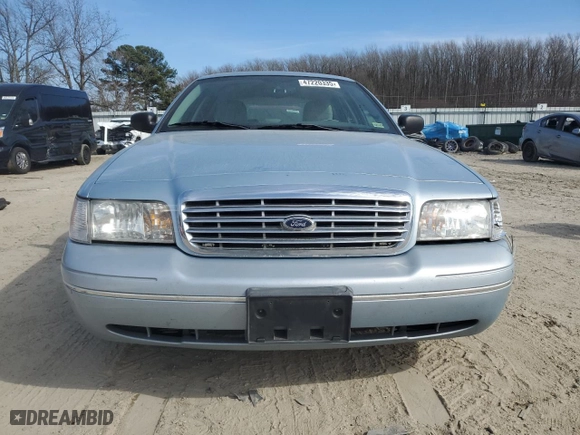 2005 Ford Crown Victoria LX with VIN 2FAFP74W65X168866, listed as a Copart auction lot 47220335 with 163,973 mi miles and Salvage Title. Bid and sale history available at carsss.com. Image 5.