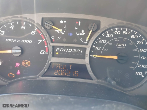 2005 Chevrolet Colorado LS Z71 with VIN 1GCDT196358154331, listed as a IAAI auction lot 41499278 with 206,215 mi miles. Bid and sale history available at carsss.com. Image 7.