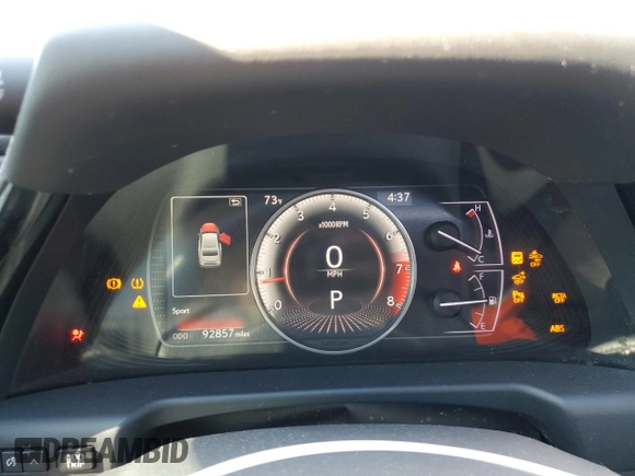2022 Lexus ES 250 with VIN 58AD11D16NU008728, listed as a Copart auction lot 62880365 with 92,857 mi miles and Salvage title. Bid and sale history available at DreamBid. Image 9.