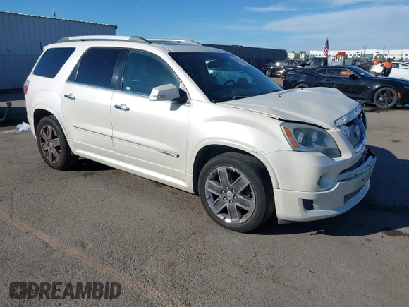 2011 GMC Acadia Denali z VIN 1GKKRTED0BJ334817, wystawiony jako IAAI lot #40957886 z przebiegiem 186 093 mil mil oraz . Historia ofert i sprzedaży dostępna na DreamBid. Obrazek 1.