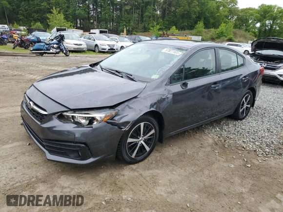 2020 Subaru Impreza Premium z VIN 4S3GKAD60L3601943, wystawiony jako Copart lot #57827405 z przebiegiem 80 775 mil mil oraz Czysty tytuł • Clean title. Historia ofert i sprzedaży dostępna na DreamBid. Obrazek 1.