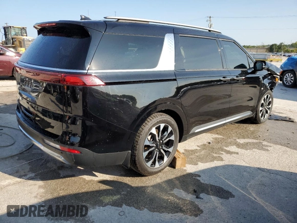 2022 Kia Carnival EX with VIN KNDNC5H35N6113486, listed as a Copart auction lot 70453554 with 47,109 mi miles and Salvage Title. Bid and sale history available at carsss.com. Image 3.