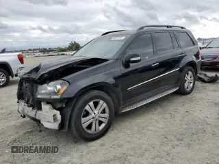 2008 Mercedes-Benz GL-Class 4.6L with VIN 4JGBF71E48A308364, listed as a Copart auction lot 50924955 with 166,454 mi miles and Salvage Title. Bid and sale history available at carsss.com. Image 1.