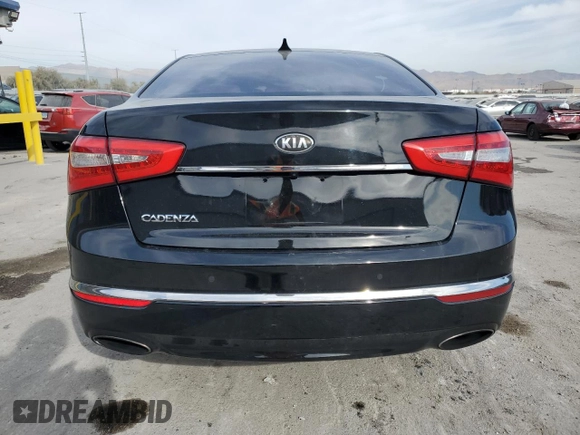 2014 Kia Cadenza Premium with VIN KNALN4D74E5130836, listed as a Copart auction lot 43482775 with 123,885 mi miles and Salvage Title. Bid and sale history available at carsss.com. Image 6.