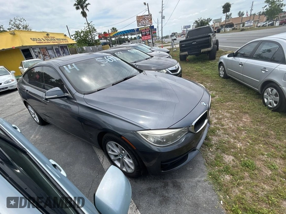2014 BMW 3 Series 328i Gran Turismo xDrive with VIN WBA3X5C56ED557277, listed as a Copart auction lot 54420655 with 169,895 mi miles and Clean title. Bid and sale history available at DreamBid. Image 1.