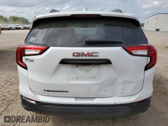 2023 GMC Terrain SLE с VIN 3GKALMEG5PL170493, выставлен на аукционе Copart как лот 52443735 с пробегом 29 714 миль миль и Списание • Salvage title. История ставок и продаж доступна на DreamBid. Изображение 6.
