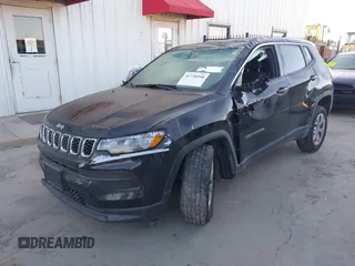 2024 Jeep Compass Sport with VIN 3C4NJDAN2RT168677, listed as a IAAI auction lot 41730940 with 8,472 mi miles and . Bid and sale history available at DreamBid. Image 18.