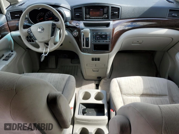 2016 Nissan Quest SV z VIN JN8AE2KP7G9151293, wystawiony jako Copart lot #48016985 z przebiegiem 171 691 mil mil oraz Czysty tytuł • Clean title. Historia ofert i sprzedaży dostępna na DreamBid. Obrazek 8.