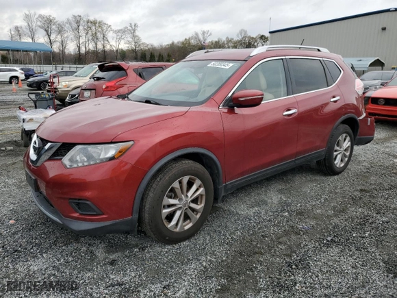 2015 Nissan Rogue S with VIN KNMAT2MT8FP557489, listed as a Copart auction lot 50289345 with 81,364 mi miles and Salvage Title. Bid and sale history available at carsss.com. Image 1.