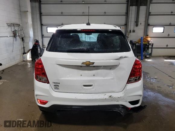 2017 Chevrolet Trax LS with VIN 3GNCJKSB8HL290207, listed as a Copart auction lot 52411715 with 87,662 mi miles and Salvage Title. Bid and sale history available at carsss.com. Image 6.