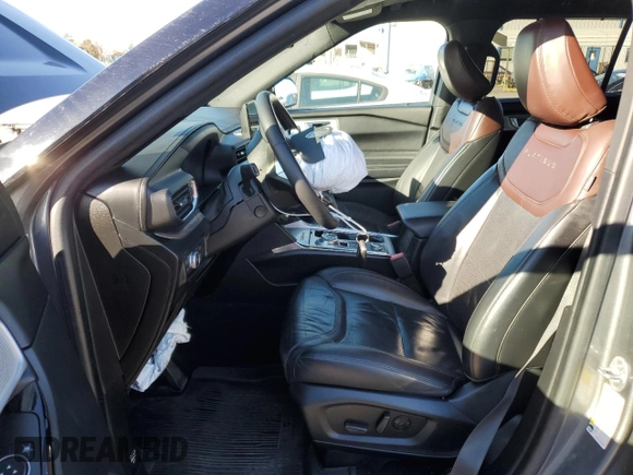 2022 Ford Explorer Platinum with VIN 1FM5K8HW9NNA06098, listed as a Copart auction lot 80473154 with 163,613 mi miles and Salvage Title. Bid and sale history available at carsss.com. Image 7.