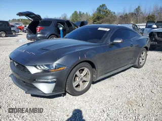 2020 Ford Mustang EcoBoost with VIN 1FA6P8TH8L5130742, listed as a Copart auction lot 46566815 with 61,221 mi miles and Salvage Title. Bid and sale history available at carsss.com. Image 1.