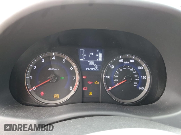 2016 Hyundai Accent SE with VIN KMHCT4AE4GU103149, listed as a Copart auction lot 70972943 with 142,092 mi miles and . Bid and sale history available at DreamBid. Image 9.