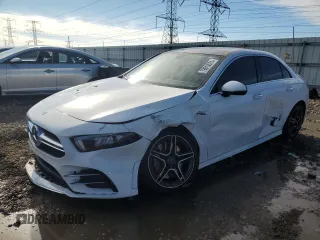 2021 Mercedes-Benz A 35 AMG z VIN W1K3G5BB0MJ318808, wystawiony jako Copart lot #82317374 z przebiegiem 32 396 mil mil oraz Szkoda całkowita • Salvage title. Historia ofert i sprzedaży dostępna na DreamBid. Obrazek 1.