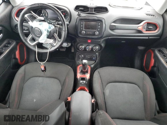 2015 Jeep Renegade Trailhawk with VIN ZACCJBCT8FPC18217, listed as a Copart auction lot 56537685 with 101,489 mi miles and Clean title. Bid and sale history available at DreamBid. Image 8.