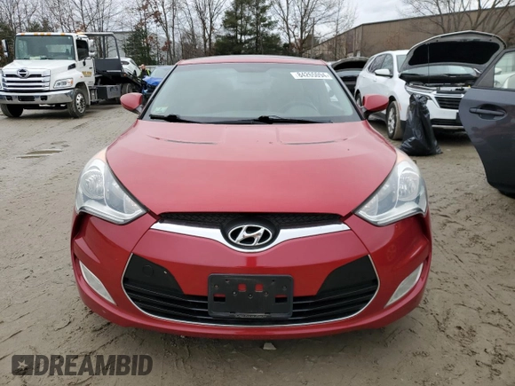 2012 Hyundai Veloster w/Gray Int with VIN KMHTC6AD8CU052347, listed as a Copart auction lot 84265094 with 135,064 mi miles and Clean title. Bid and sale history available at DreamBid. Image 5.