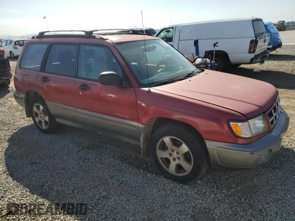 1998 Subaru Forester S with VIN JF1SF6551WH779052, listed as a Copart auction lot 46175255 with 286,469 mi miles and Clean Title. Bid and sale history available at carsss.com. Image 4.