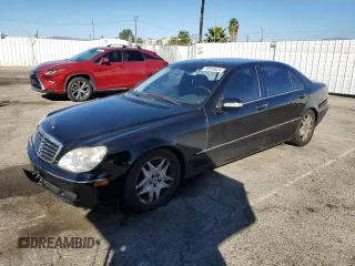2003 Mercedes-Benz S-Class 4.3L with VIN WDBNG70JX3A325206, listed as a Copart auction lot 78759324 with 138,294 mi miles and Clean Title. Bid and sale history available at carsss.com. Image 1.
