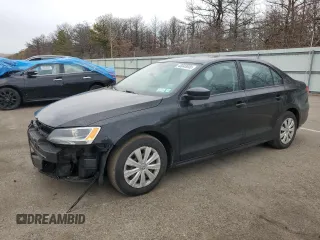 2014 Volkswagen Jetta Sedan S with VIN 3VW1K7AJ0EM320757, listed as a Copart auction lot 45843045 with 92,045 mi miles and Salvage Title. Bid and sale history available at carsss.com. Image 1.