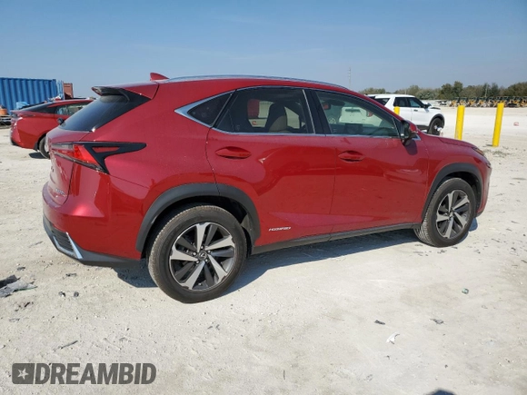 2019 Lexus NX 300h with VIN JTJBJRBZ0K2125008, listed as a Copart auction lot 46792675 with 28,002 mi miles and Salvage title. Bid and sale history available at DreamBid. Image 3.