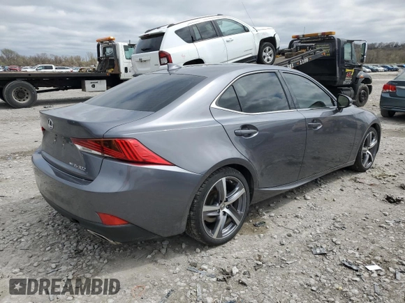2017 Lexus IS 300 with VIN JTHCM1D2XH5019056, listed as a Copart auction lot 50429755 with 100,513 mi miles and Salvage title. Bid and sale history available at DreamBid. Image 3.