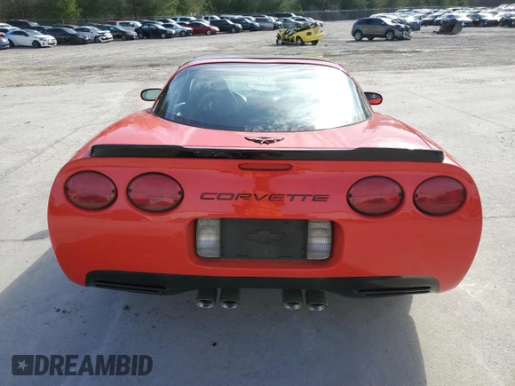 2002 Chevrolet Corvette with VIN 1G1YY22G125112810, listed as a Copart auction lot 48339965 with 100 mi miles and Salvage Title. Bid and sale history available at carsss.com. Image 6.