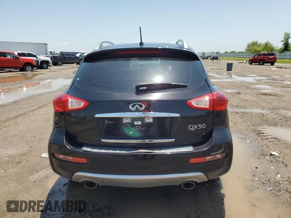 2017 Infiniti QX50 with VIN JN1BJ0RP6HM385657, listed as a Copart auction lot 54581695 with 150,526 mi miles and Salvage title. Bid and sale history available at DreamBid. Image 6.