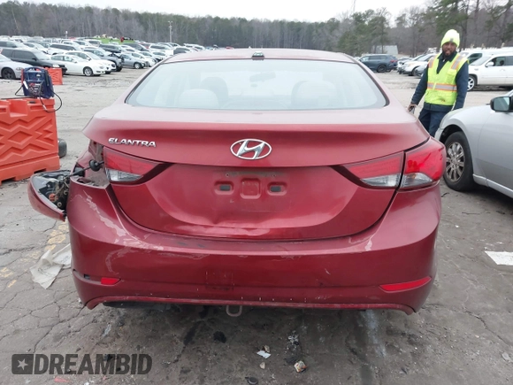 2016 Hyundai Elantra SE z VIN 5NPDH4AE9GH753695, wystawiony jako IAAI lot #41617429 z przebiegiem 165 401 mil mil oraz . Historia ofert i sprzedaży dostępna na DreamBid. Obrazek 16.