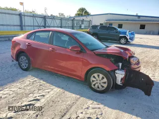 2020 Kia Rio S with VIN 3KPA24AD5LE338755, listed as a Copart auction lot 49559665 with 61,854 mi miles and Non Repairable. Bid and sale history available at carsss.com. Image 4.