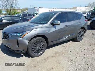 2023 Acura RDX Advance with VIN 5J8TC2H8XPL013018, listed as a IAAI auction lot 42102048 with 16,416 mi miles and . Bid and sale history available at DreamBid. Image 2.