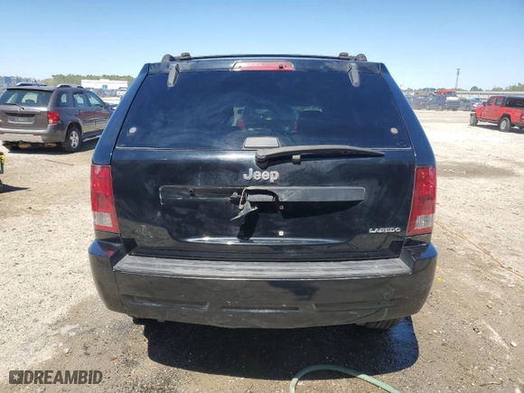 2005 Jeep Grand Cherokee Laredo with VIN 1J4HS48N05C727062, listed as a Copart auction lot 49236085 with 0 mi miles and Salvage Title. Bid and sale history available at carsss.com. Image 6.