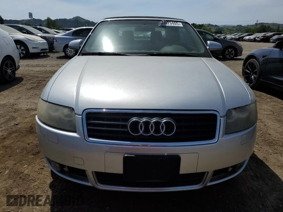 2003 Audi A4 3.0L with VIN WAUAT48H03K018355, listed as a Copart auction lot 53523405 with 104,271 mi miles and Clean title. Bid and sale history available at DreamBid. Image 5.