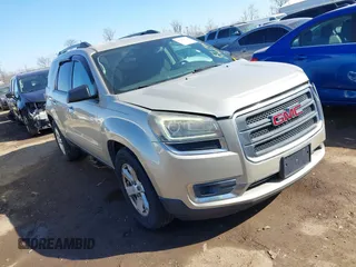 2014 GMC Acadia SLE with VIN 1GKKVPKD8EJ102039, listed as a IAAI auction lot 41764206 with 191,029 mi miles and . Bid and sale history available at carsss.com. Image 1.