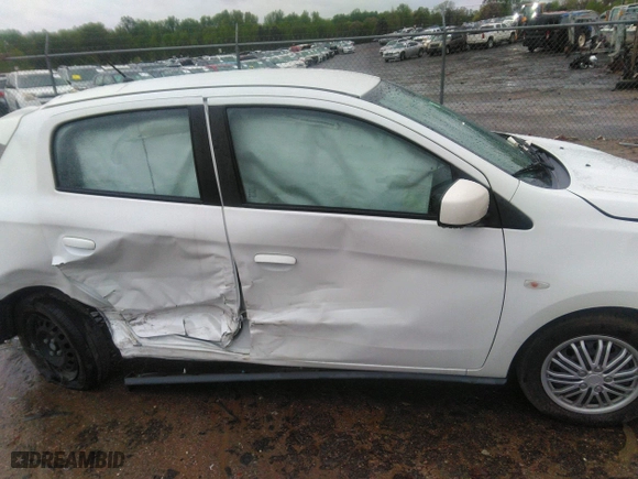 2017 Mitsubishi Mirage ES with VIN ML32A3HJ7HH018032, listed as a IAAI auction lot 41973582 with 71,293 mi miles. Bid and sale history available at carsss.com. Image 13.