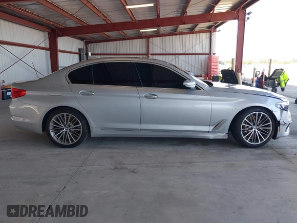 2018 BMW 5 Series 530i with VIN WBAJA5C50JWA37179, listed as a IAAI auction lot 42003204 with 74,333 mi miles and . Bid and sale history available at carsss.com. Image 13.
