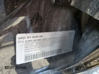 2022 Audi S3 Premium Plus z VIN WAUH3DGY8NA005992, wystawiony jako Copart lot #53988684 z przebiegiem 33 849 mil mil oraz . Historia ofert i sprzedaży dostępna na DreamBid. Obrazek 15.