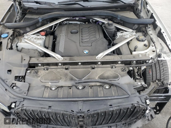 2023 BMW X5 xDrive40i with VIN 5UXCR6C02P9P07428, listed as a Copart auction lot 53520485 with 46,006 mi miles and Salvage title. Bid and sale history available at DreamBid. Image 12.