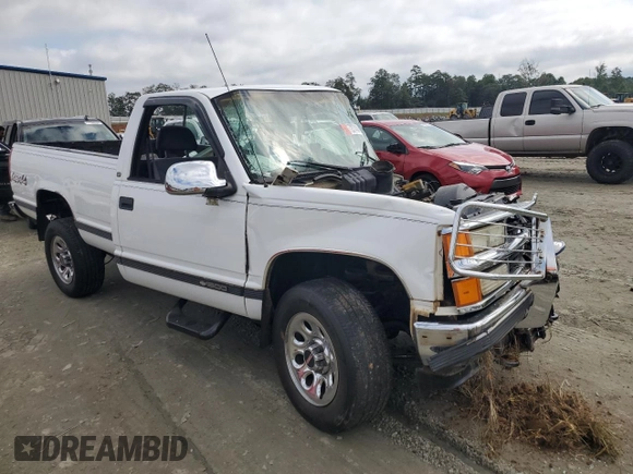 1998 Chevrolet Silverado 1500 with VIN 1GCEK14R8WE171234, listed as a Copart auction lot 72277424 with Not Provided miles and Salvage Title. Bid and sale history available at DreamBid. Image 4.
