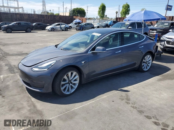 2020 Tesla Model 3 Long Range with VIN 5YJ3E1EB4LF650955, listed as a Copart auction lot 51931255 with 59,046 mi miles and Salvage Title. Bid and sale history available at carsss.com. Image 1.