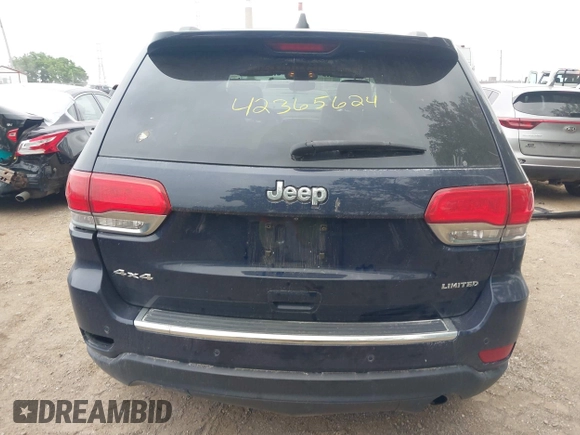 2018 Jeep Grand Cherokee Limited z VIN 1C4RJFBG9JC365715, wystawiony jako IAAI lot #42365624 z przebiegiem 125 639 mil mil oraz . Historia ofert i sprzedaży dostępna na DreamBid. Obrazek 16.