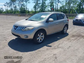 2010 Nissan Murano S with VIN JN8AZ1MU8AW011795, listed as a IAAI auction lot 42069867 with 153,847 mi miles. Bid and sale history available at carsss.com. Image 2.