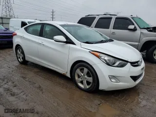 2012 Hyundai Elantra GLS PZEV with VIN 5NPDH4AE7CH080061, listed as a Copart auction lot 86893694 with 217,551 mi miles and Clean Title. Bid and sale history available at carsss.com. Image 4.