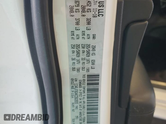 2019 Jeep Grand Cherokee Limited with VIN 1C4RJFBG4KC563555, listed as a Copart auction lot 60448475 with 79,028 mi miles and Salvage title. Bid and sale history available at DreamBid. Image 13.