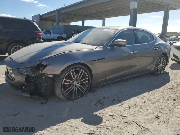 2019 Maserati Ghibli GranLusso with VIN ZAM57XSL8K1314991, listed as a Copart auction lot 87995865 with NaN miles and Non Repairable. Bid and sale history available at carsss.com. Image 1.