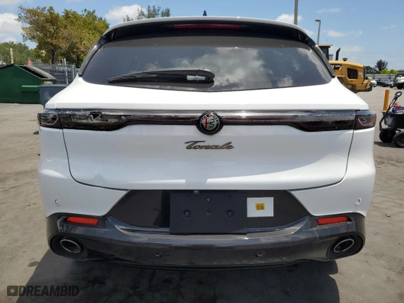 2024 Alfa Romeo Tonale Veloce with VIN ZASPATDW7R3051085, listed as a Copart auction lot 54523695 with 15,729 mi miles and Salvage Title. Bid and sale history available at carsss.com. Image 6.