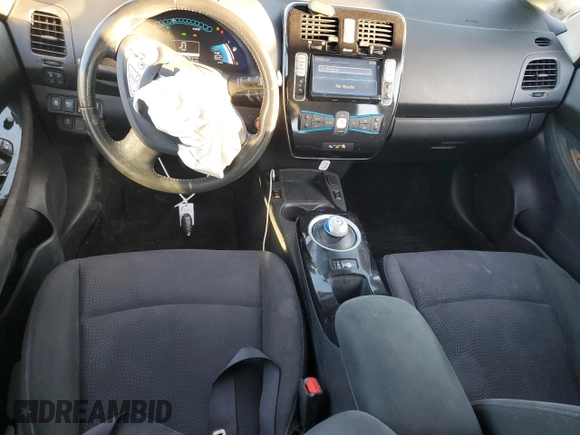 2015 Nissan LEAF SV with VIN 1N4AZ0CP6FC321749, listed as a Copart auction lot 75204493 with 67,831 mi miles. Bid and sale history available at carsss.com. Image 8.
